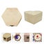 2pcs Gift Jewelry Storage Boxes Wooden Preserved Flower Boxes (wooden Color) Carousel 3
