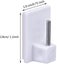 20pcs Curtain Hooks Adhesive Hooks For Curtain Rods White Carousel 3