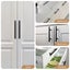 2pack Kitchen Cupboard Handles, 96mm Hole Center, Stainless Steel Drawer Pulls H Carousel 3