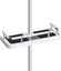 Adjustable Shower Shelf, No Drilling Organizer Holder For Shampoo, Soap, Face Cl Carousel 1