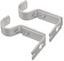 Adjustable Wall Mount Bracket Curtain Rod Bracket Curtain Rod Bracket(2pcs, Silv Carousel 1