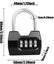 4 Position Security Lock Reset Keyless Digital Combination Padlock For Gym Locke Carousel 2
