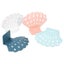 4pcs Multifunctional Soap Box Draining Soap Storage Rack Punch-free Soap Holder Carousel 1