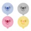 8pcs Silicone Glass Cup Covers Lids Reusable Anti-dust Silicone Drink Glass Cup Carousel 3