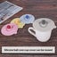 8pcs Silicone Glass Cup Covers Lids Reusable Anti-dust Silicone Drink Glass Cup Carousel 4