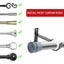 4 Pack Single Curtain Rod Brackets For Drapery Rod Aluminum Alloy Heavy Duty Cur Carousel 4