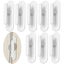 8 Pack Self Adhesive Blind Cord Hooks, Glued To Wall Venetian Blind Rope Holder, Carousel 1