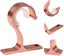 4 Pcs Curtain Rod Bracket Ceiling Mount Brackets Zinc Alloy Rod Holder Wall Brac Carousel 3