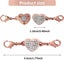 8 Pieces Magnetic Jewelry Clasp, Heart Magnetic Necklace Clasp And Closures Carousel 2