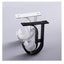 4pcs Curtain Rod Holder Brackets, Aluminum Alloy Hanging Rod Holder Wardrobe Cab Carousel 2