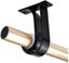 4pcs Curtain Rod Holder Brackets, Aluminum Alloy Hanging Rod Holder Wardrobe Cab Carousel 3