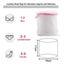 Bra Washing Bag High Permeability Sandwich Fabric Lingerie Laundry Bag Carousel 4