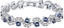 Blue Tennis Cubic Zirconia Bracelet For Mom Daughter Womens Classic 14 Carousel 1