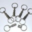Detachable Pull Apart Quick Release Keychain Key Rings Two Split Rings(silver)(3 Carousel 4