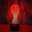 Colorful Touch Led Night Light Creative Angel 3d Illusion Usb Table Lamp Home De Carousel 3