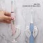 Electric Toothbrush Holder Bathroom Organizer,2pcs Wall Mounted Bathroom Counter Carousel 3