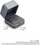 Dual Ring Box Pu Leather Double Ring Box Weeding Proposal Engagement Ring Bearer Carousel 4