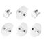 Door Lock Cover Protector Latches Door Stopper Covers Set White1set Carousel 1