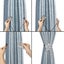 Curtain Buckle, 2 Pieces Magnetic Curtain Rope, Curtain Tiebacks, Curtain Straps Carousel 3