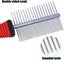 Dog Grooming Comb, Double Sided Metal Comb Cats Grooming Combs Detangling Groomi Carousel 2