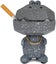 Cute Cool Ashtrays For Cigarettes Ash Tray With Lid Resin Ashtray Decorative As Carousel 1