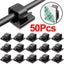 50Pcs Cable Organizer Clips Self Adhesive Desk Wire Management Holder Carousel 2
