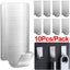 10pcs Mini Stainless Steel Hooks Self Adhesive Towel Rack Punch Free Carousel 2