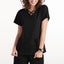 Women Short Sleeve Scrub Tops Solid Nurse Uniform V-Neck Pocket Care Carousel 3