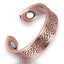 Copper Ring 100% solid Copper 2 Magnets celtic weave Carousel 3