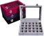 Jewelry Box Earring Storage Organizer Diamond Box Velvet 24 Grid Jewelry Tray Wi Carousel 4