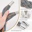 Home 2-pack Magnetic Curtain Tie Curtain Clips, Beige + Gold Carousel 2