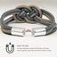 Home 2-pack Magnetic Curtain Tie Curtain Clips, Beige + Gold Carousel 3
