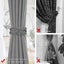 Home 2-pack Magnetic Curtain Tie Curtain Clips, Beige + Gold Carousel 4