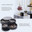 Jewelry Organizer, Small Jewelry Storage Box Earring Holder For Women, 4-layer R Carousel 5