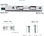 Mortise Lock Door Latch 6 Inch Sliding Latch Lever Handle Concealed Door Latch W Carousel 3