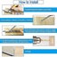 Mortise Lock Door Latch 6 Inch Sliding Latch Lever Handle Concealed Door Latch W Carousel 4