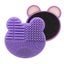 Makeup Brush Cleaning Mat With Color Removal Sponge, 2 In 1 Design Silicone Clea Carousel 1