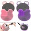 Makeup Brush Cleaning Mat With Color Removal Sponge, 2 In 1 Design Silicone Clea Carousel 2