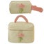Makeup Bag 2 Pcs For Travel Cosmetic Bag Make Up Brush Organizer Portable Toilet Carousel 1