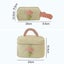 Makeup Bag 2 Pcs For Travel Cosmetic Bag Make Up Brush Organizer Portable Toilet Carousel 2