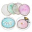 Nail Art Palettes Nail Mixing Palette Polish Color Mixing Plate Golden Edge Resi Carousel 4