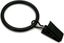 Metal Curtain Ring Curtain Clip Hook And Log Clipthe Black-30pcs Carousel 1