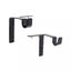 Single Hang Curtain Rod + Center Support Bracket Frame Curtain Rod Bracket Carousel 3