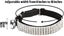 Soft Velvet Safe Cat Adjustable Collar Bling Diamante With Bells,11 Inch For Sma Carousel 4