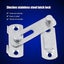 Stainless Steel Hasp Latch, Sliding Door And Window Cabinet Accessories For Cabi Carousel 3