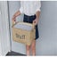 Thickened Large Laundry Basket, Natural Jute Underbed Toy Storage Basket, With L Carousel 2