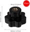 Thread Clamping Knobs M8 Star Knob Female Screw Knurled Grip Handle Nuts For Mac Carousel 2