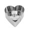 Stainless Steel Cake Ring Cake Mold With Push Piece Rice Ball Sushi Tools(1 Pcs, Carousel 1