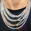 Tennis Chain Novelty Wear-resistant Cubic Zirconia Hip Hop Necklace For Men Carousel 3