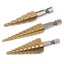 Straight Groove Step Drill Bit Set, Titanium Coated Wood Metal Hole Cutter Core Carousel 1